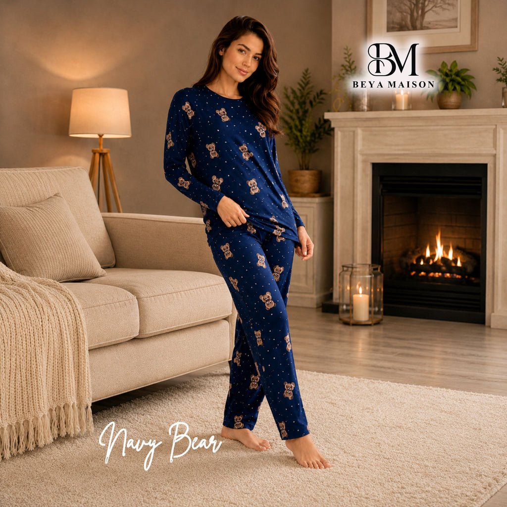 Blue Bow Pajama Set 🩵🎀